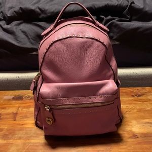Coach blush pink mini back pack